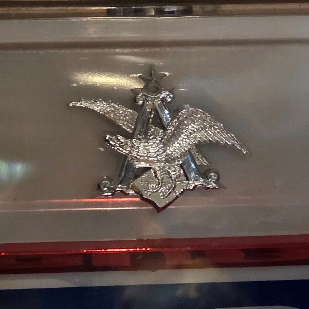 Bud Light Beer Lighted Bar Wall Sign Man Cave Anheuser Busch Vintage 1988 Tested